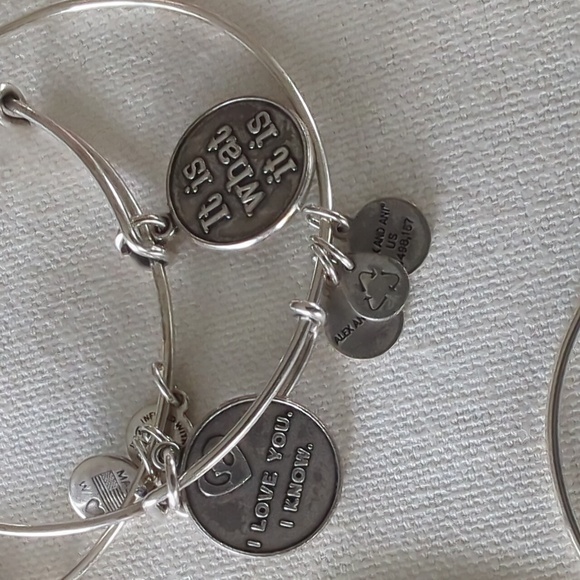 Alex and Ani bracelet 9 totel - Picture 4 of 10